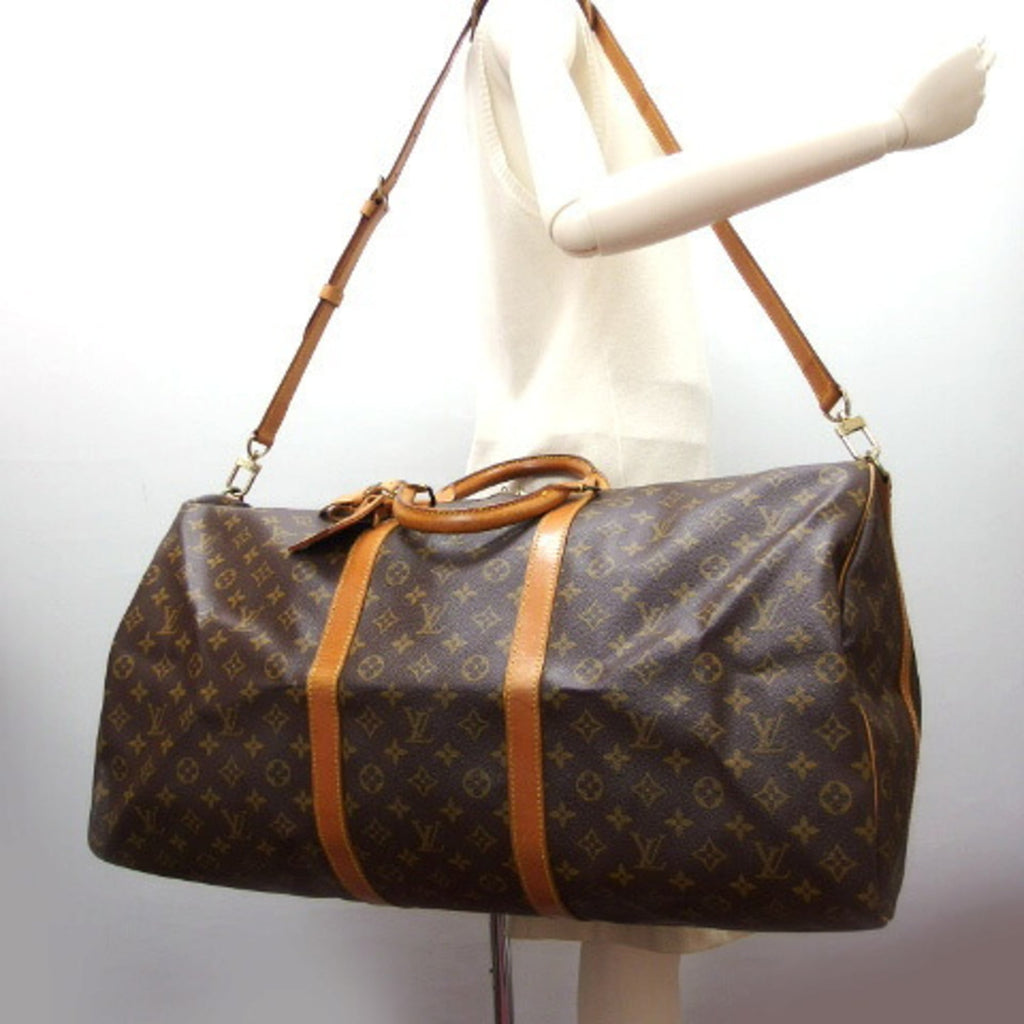 Louis Vuitton Brown Monogram Canvas Boston Bag Shoulder Bag (Pre-Owned)