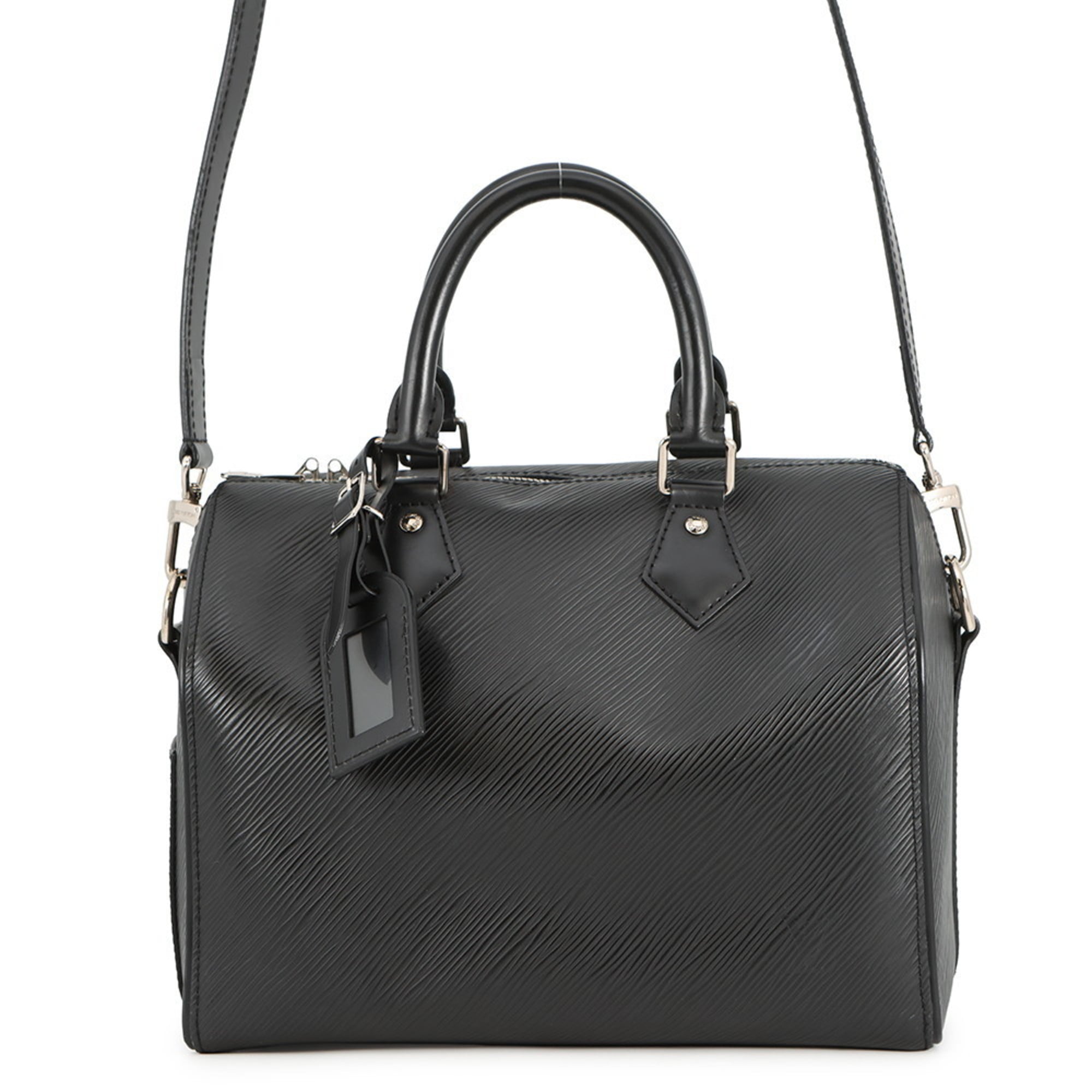 Louis Vuitton Black Noir Epi Leather Handbag (Pre-Owned)