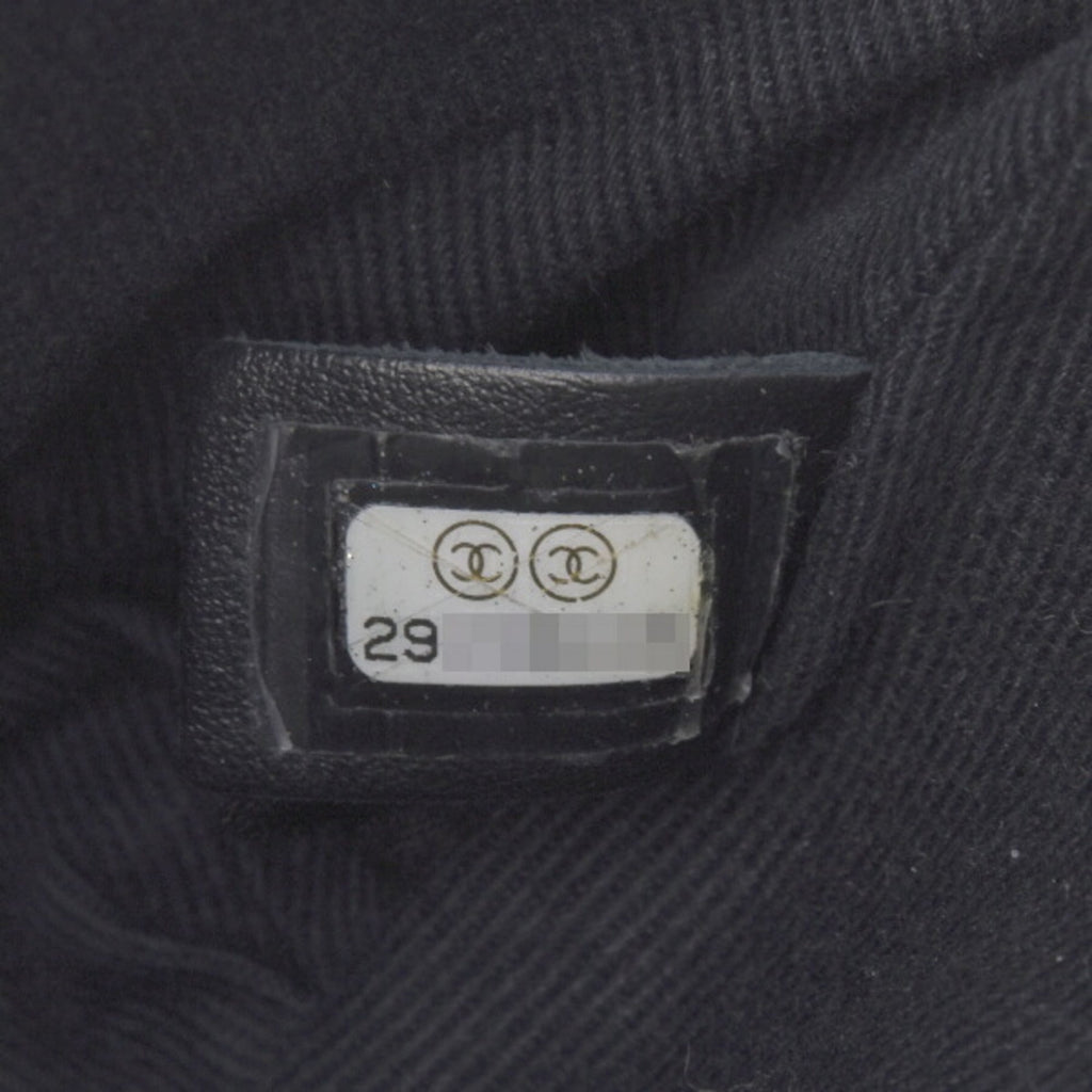 Chanel Matelasse Black Leather Fanny Pack (Pre-Owned)