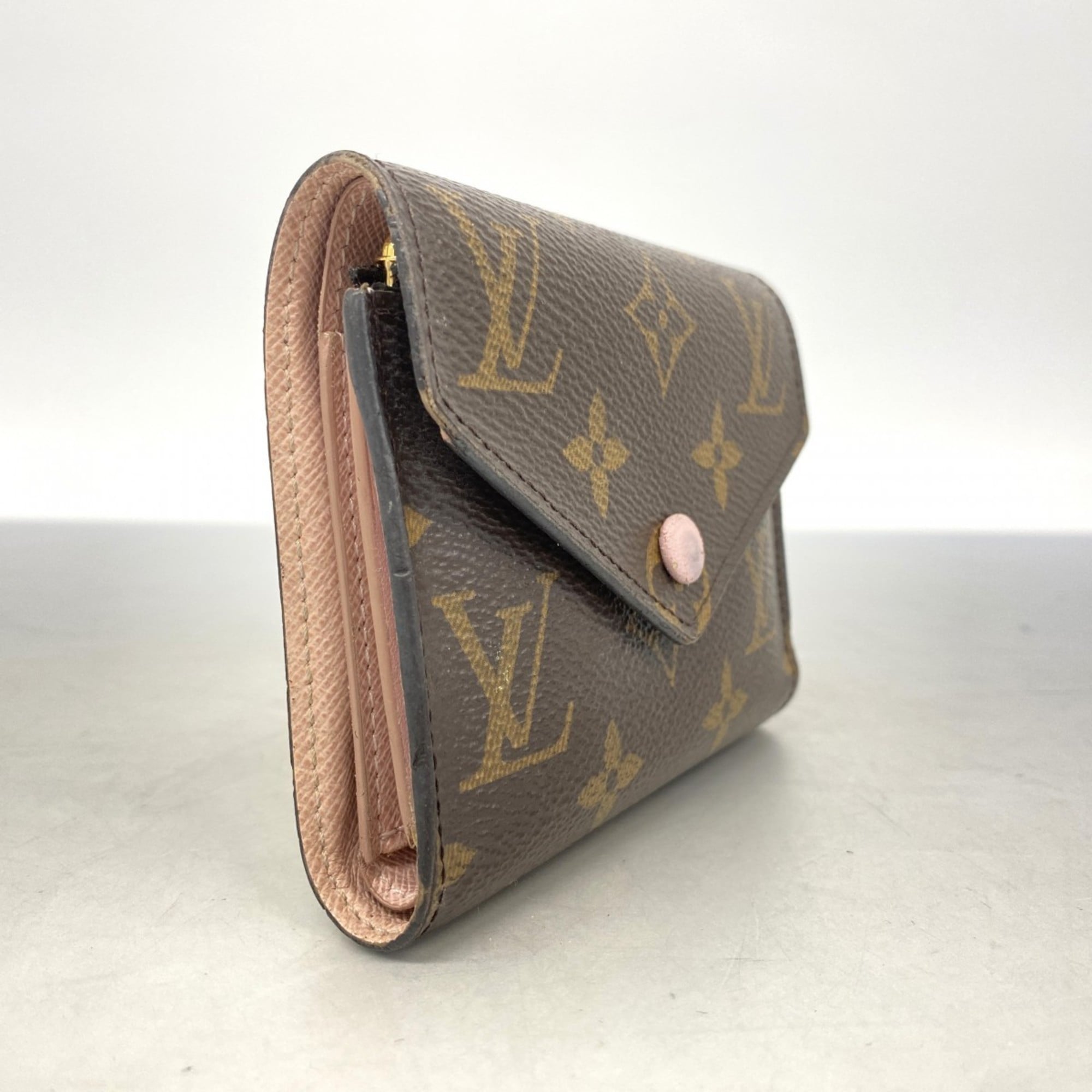 Louis Vuitton Brown Rose Ballerine Wallet (Tri-Fold) (Pre-Owned)