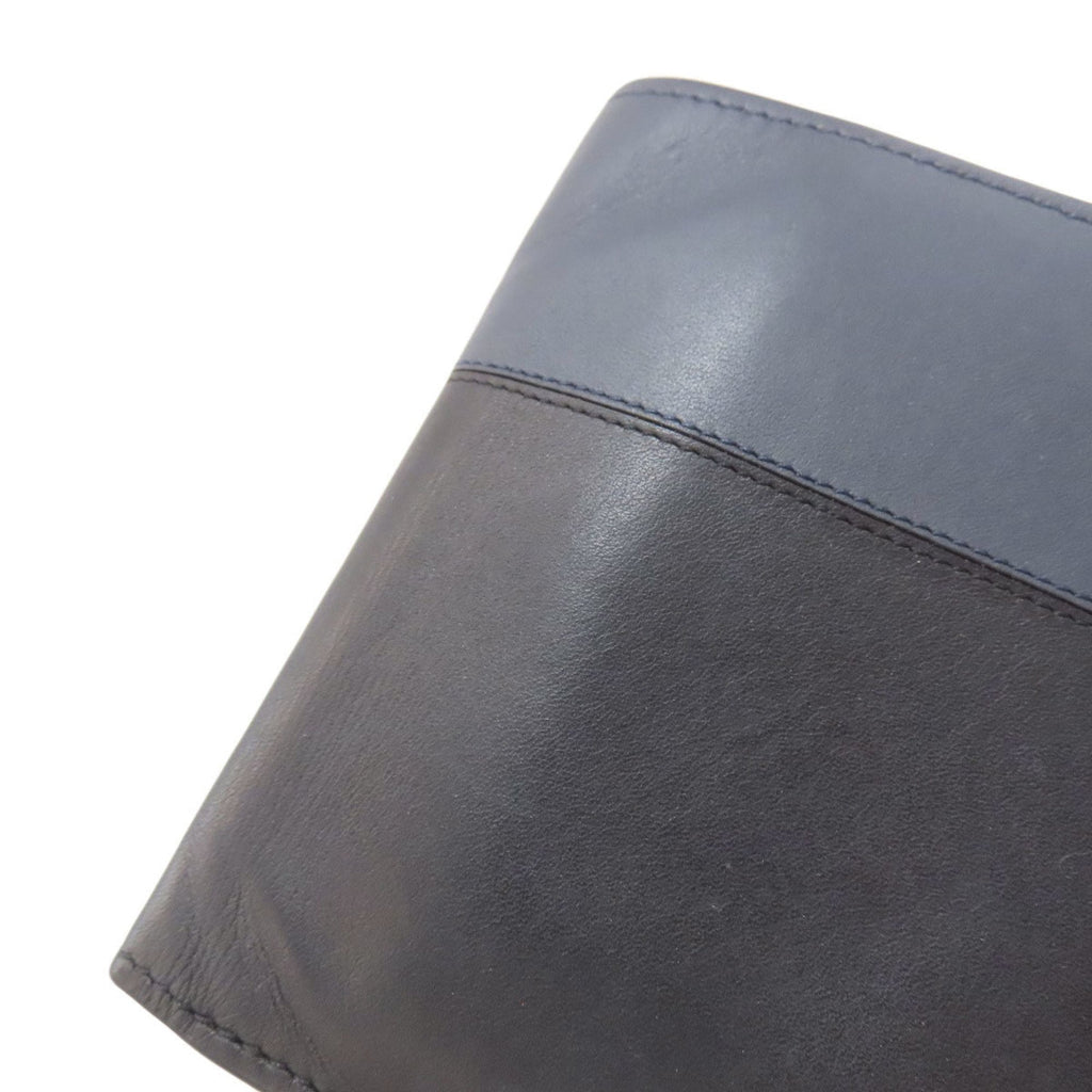 Loewe Black Navy Leather Wallet (Bi-Fold) (Pre-Owned)