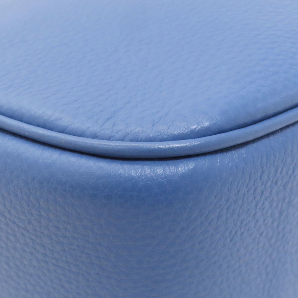 Coach Blue Leather Shoulder Bag (Pre-Owned)