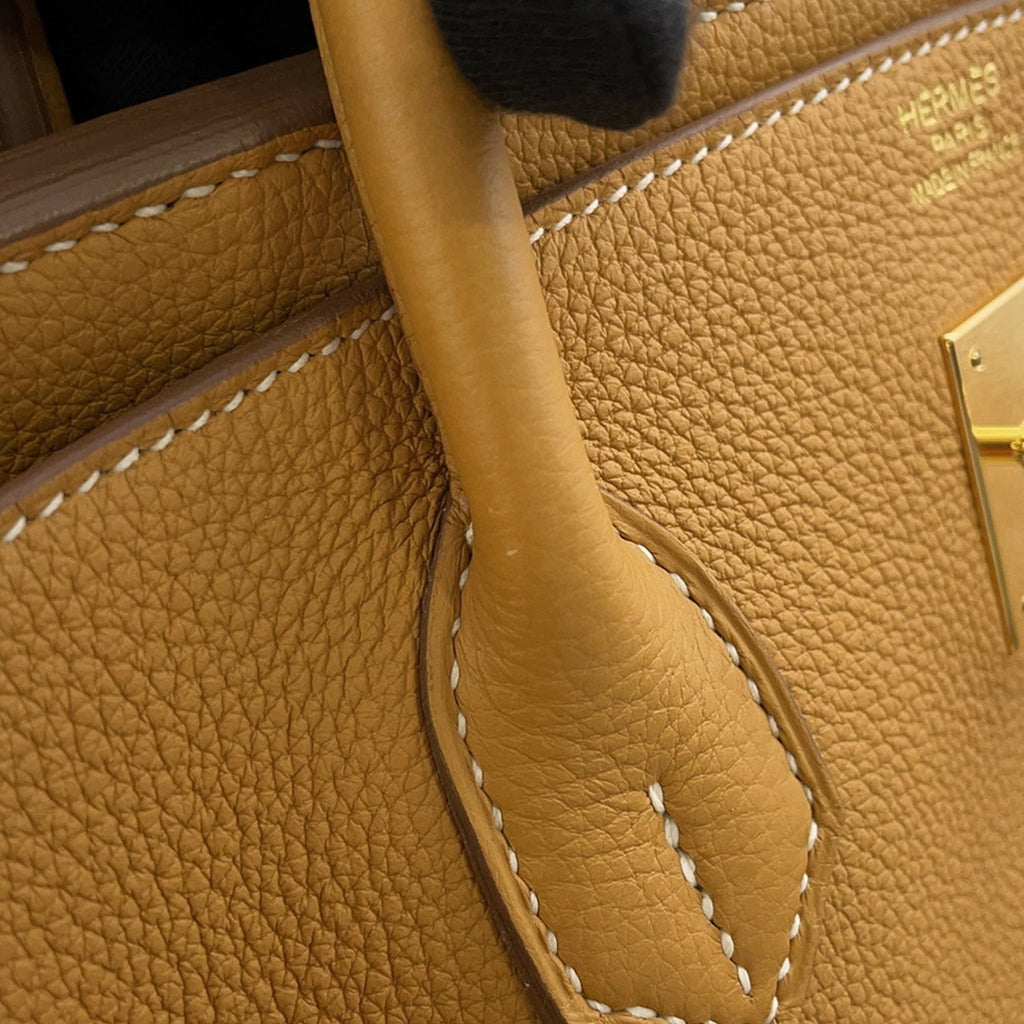 Hermes Birkin Natural Sable Togo Leather Handbag (Pre-Owned)