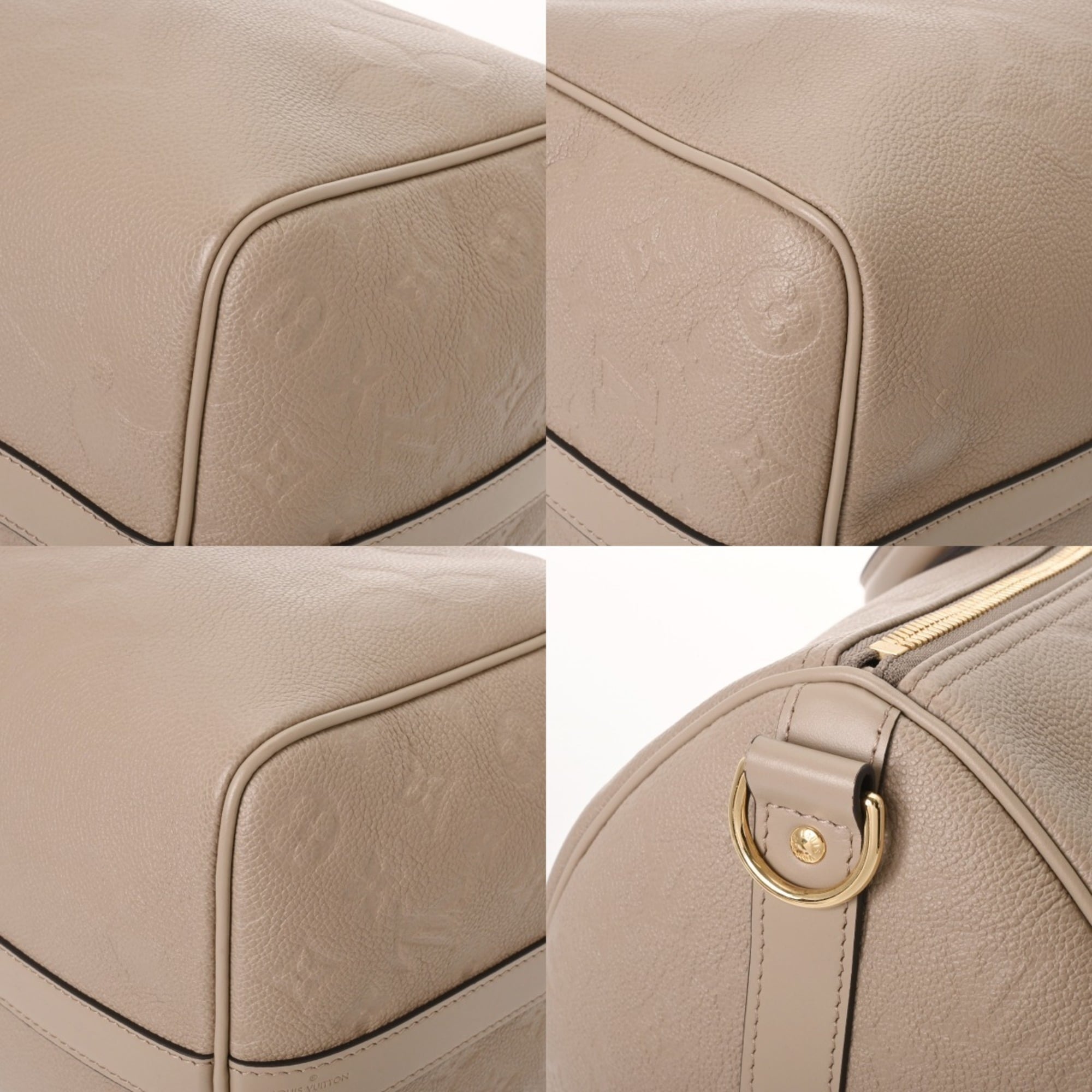 Louis Vuitton Tourterelle Monogram Canvas Boston Bag (Pre-Owned)
