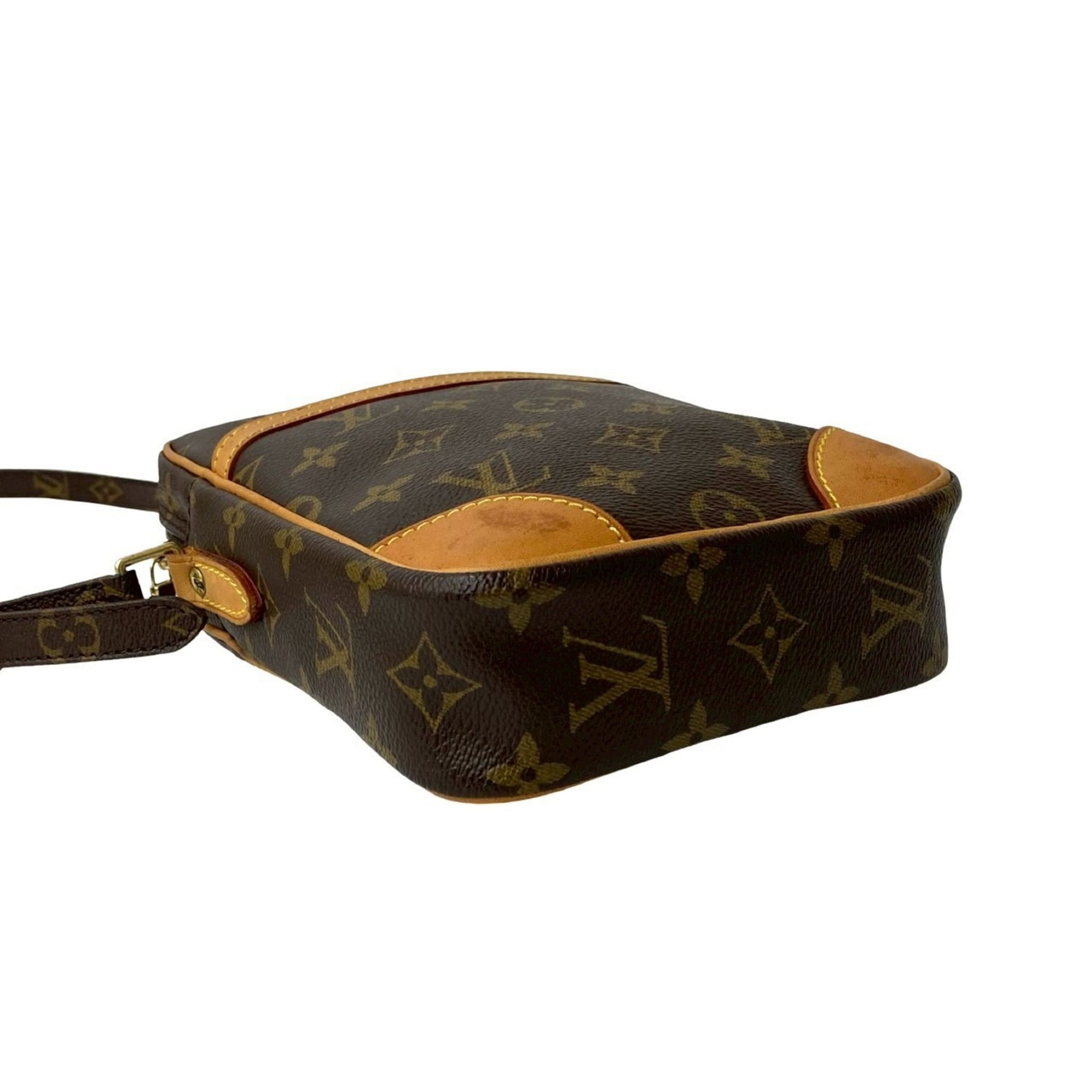 Louis Vuitton Brown Leather Pvc Shoulder Bag (Pre-Owned)