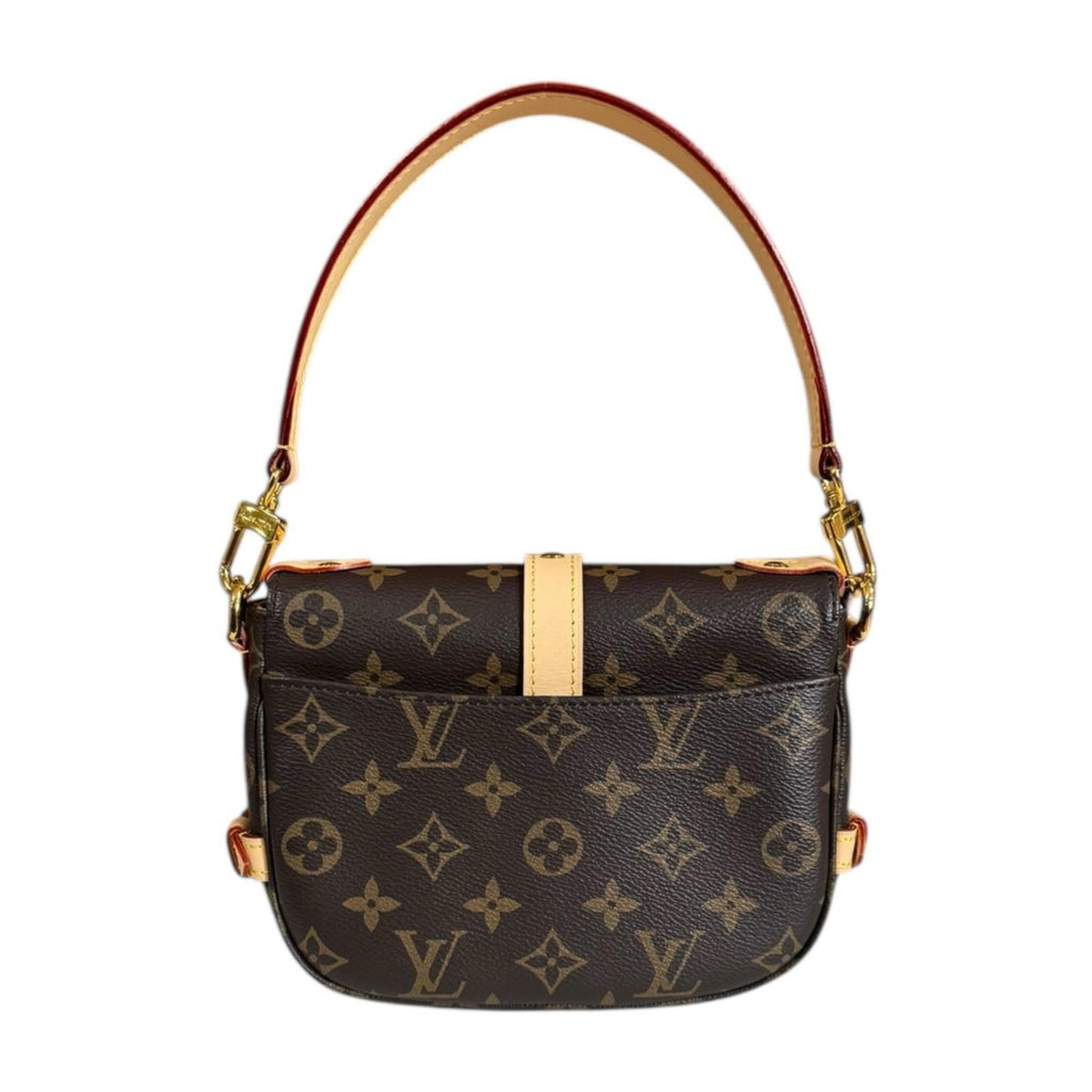 Louis Vuitton Brown Monogram Canvas Shoulder Bag (Pre-Owned)