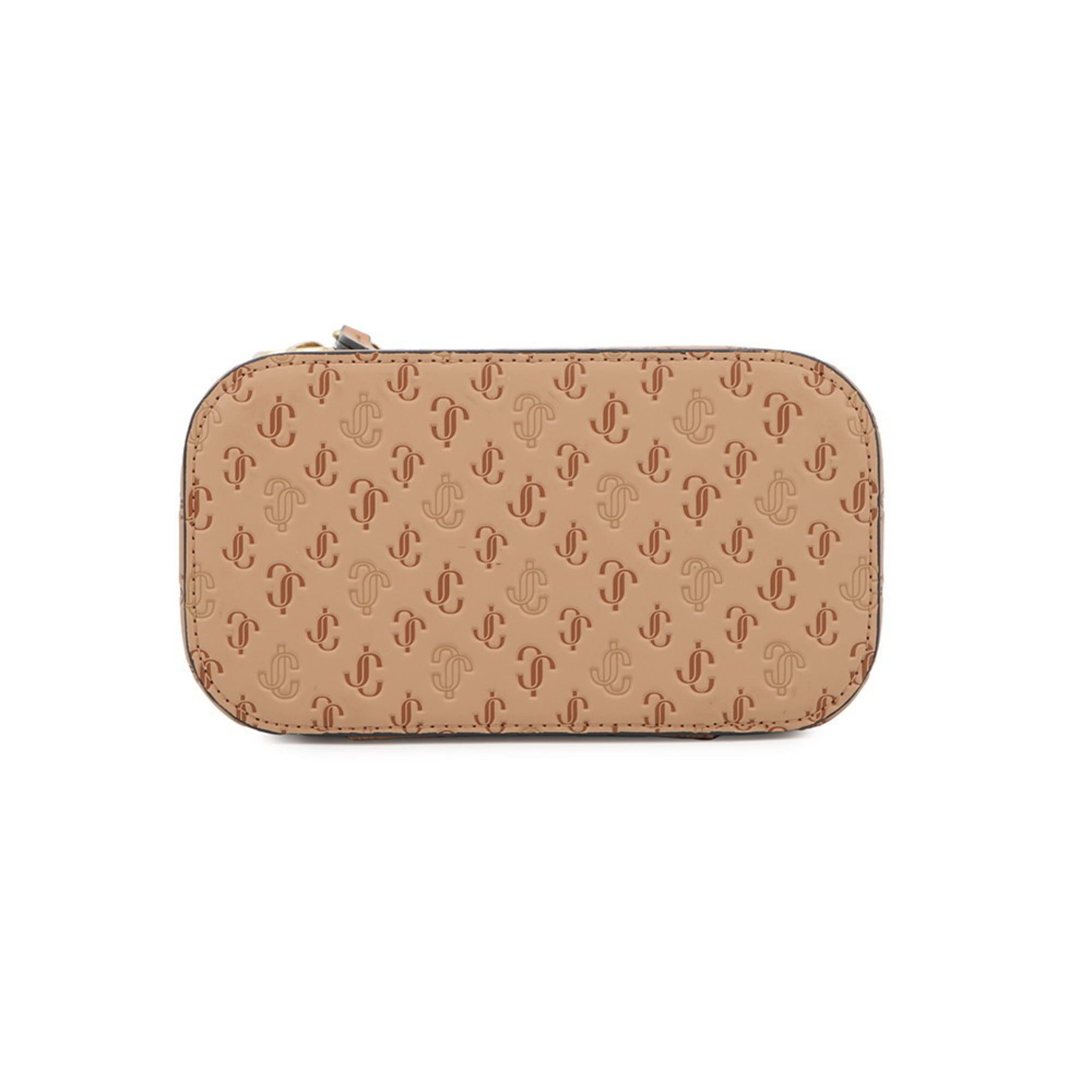 Jimmy Choo Beige Leather Handbag Vanity Bag (Pre-Owned)