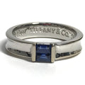 Tiffany Silver White Gold (18K) Band Ring (Pre-Owned)
