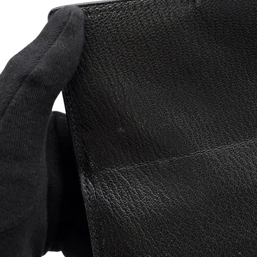Hermes Black Chevre Myzore Leather Shoulder Bag (Pre-Owned)