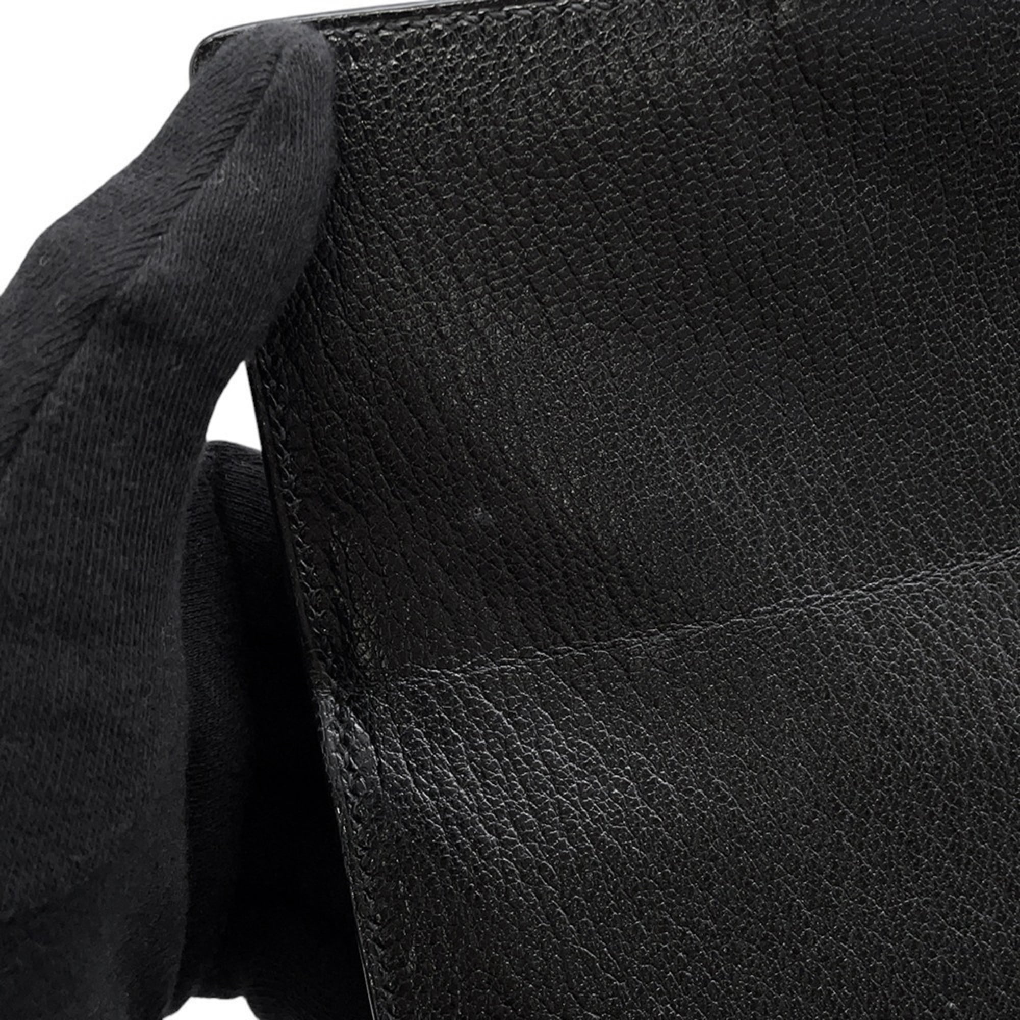 Hermes Black Chevre Myzore Leather Shoulder Bag (Pre-Owned)