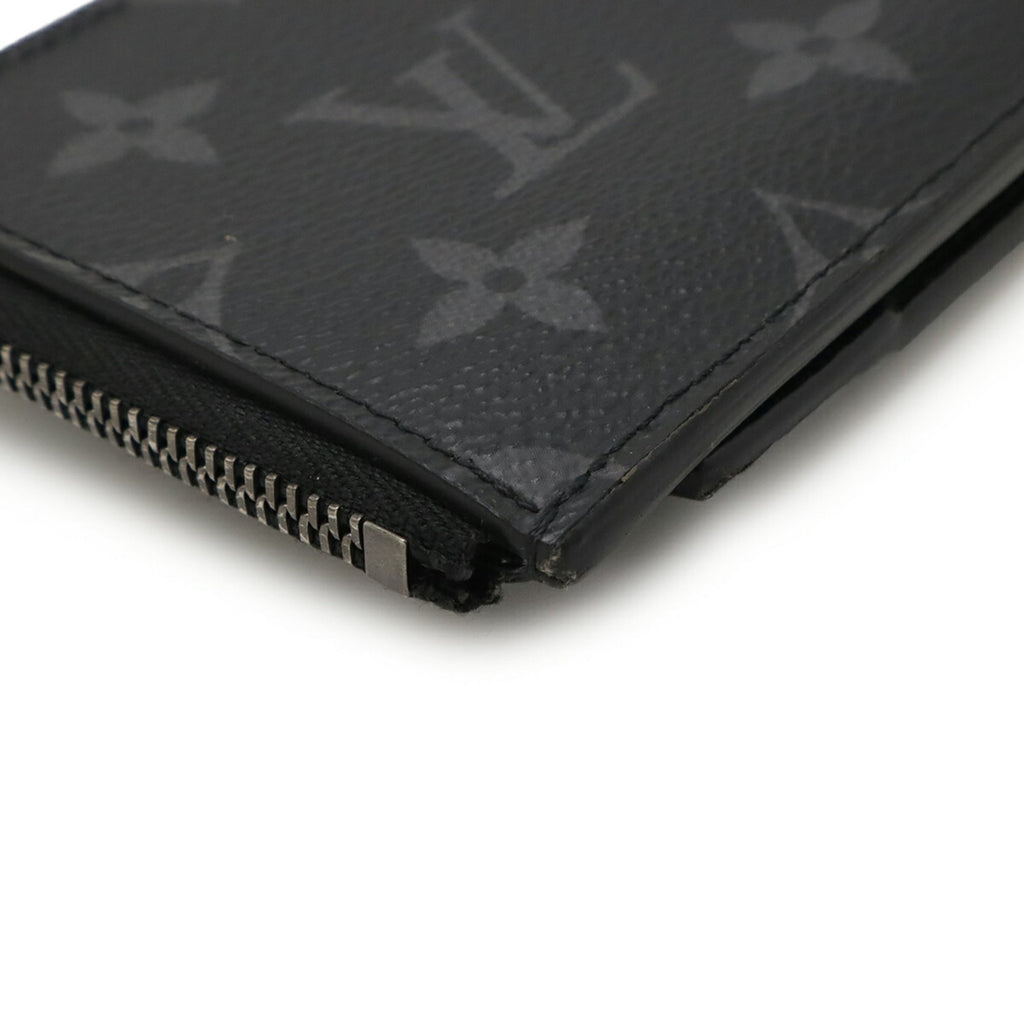 Louis Vuitton Black Gray Monogram Eclipse Wallet (Bi-Fold) (Pre-Owned)