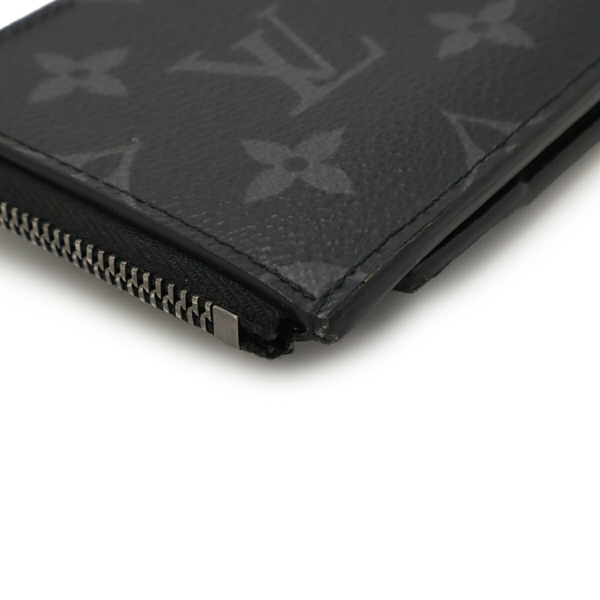 Louis Vuitton Black Gray Monogram Eclipse Wallet (Bi-Fold) (Pre-Owned)