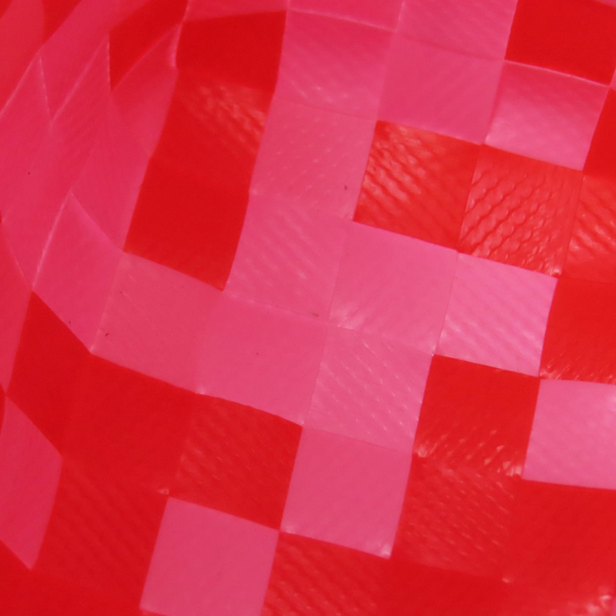 Marni Pink Red Color Polypropylene Basket Handbag (Pre-Owned)