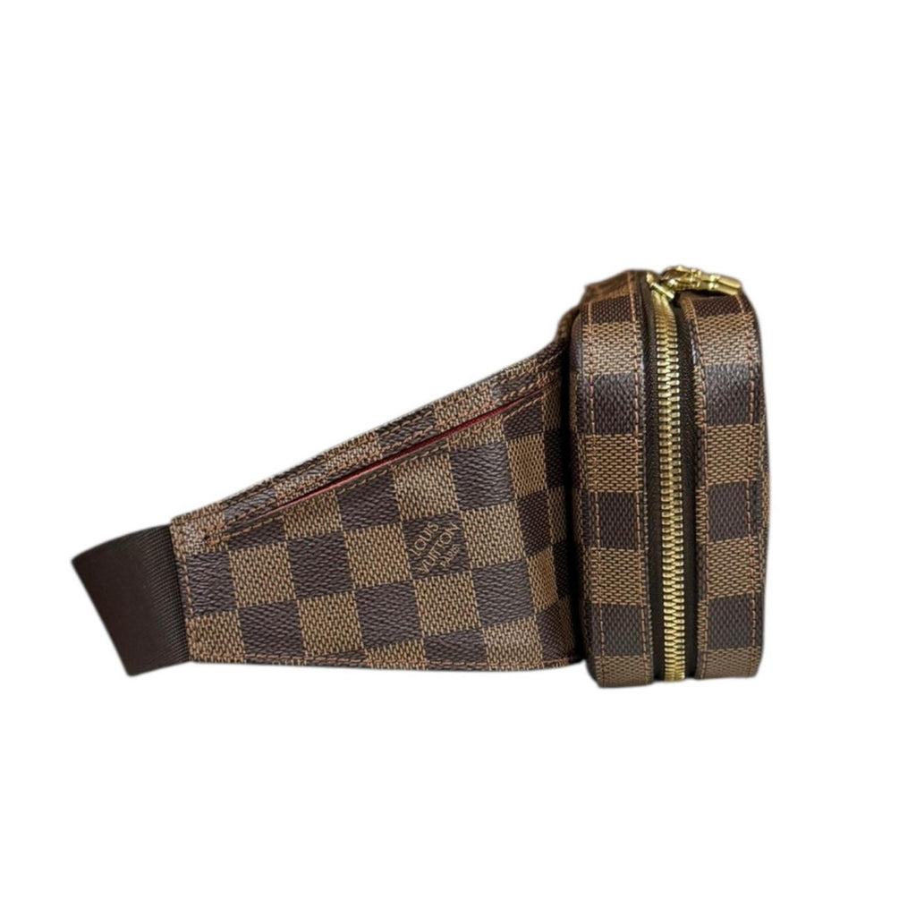 Louis Vuitton Damier Brown Damier Canvas Fanny Pack Shoulder Bag Sling Bag (Pre-Owned)