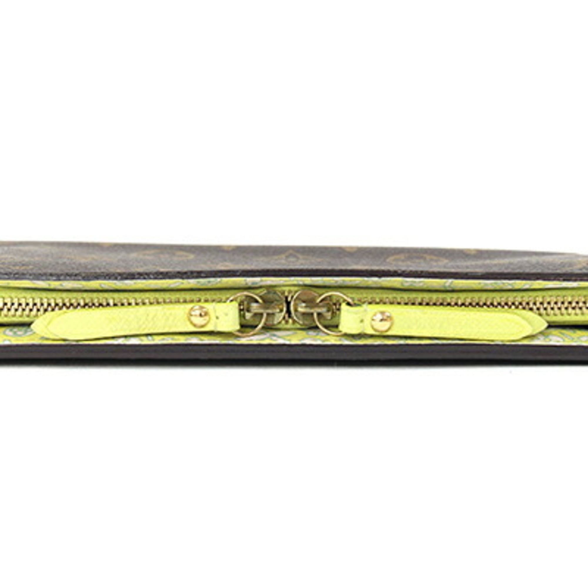 Louis Vuitton Monogram Vert Monogram Long Wallet (Bi-Fold) (Pre-Owned)