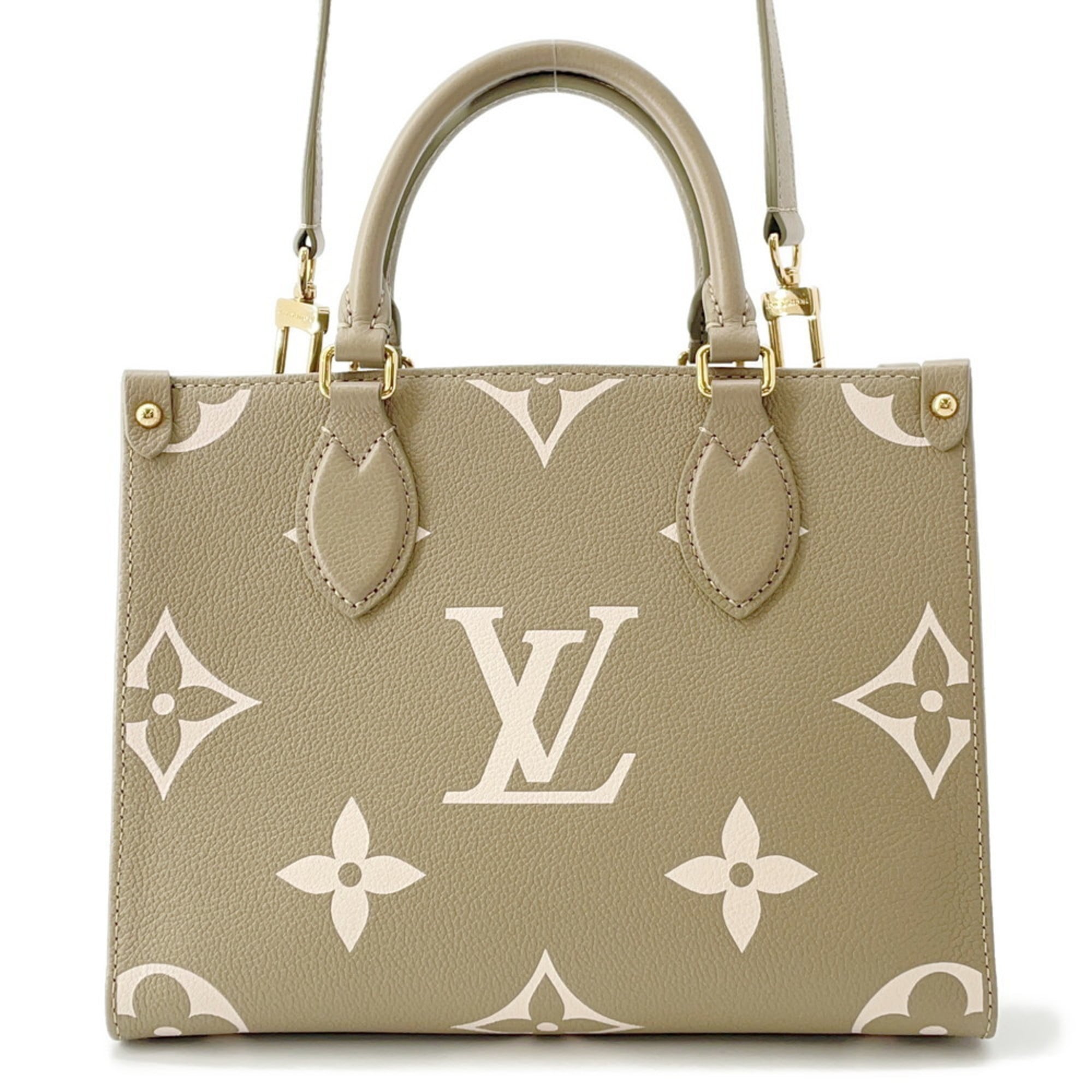 Louis Vuitton Monogram Empreinte Khaki Monogram Empreinte Handbag (Pre-Owned)