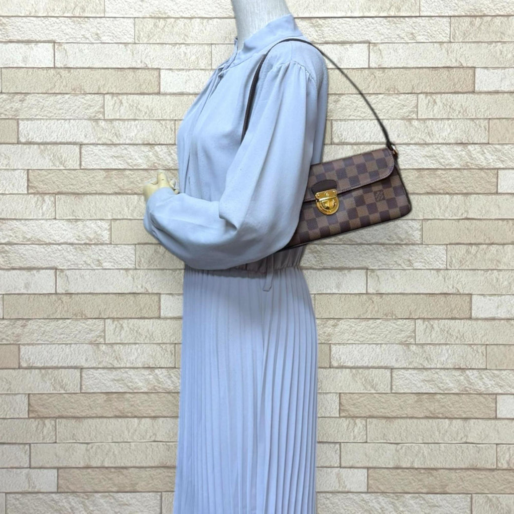Louis Vuitton Brown Damier Canvas Shoulder Bag (Pre-Owned)