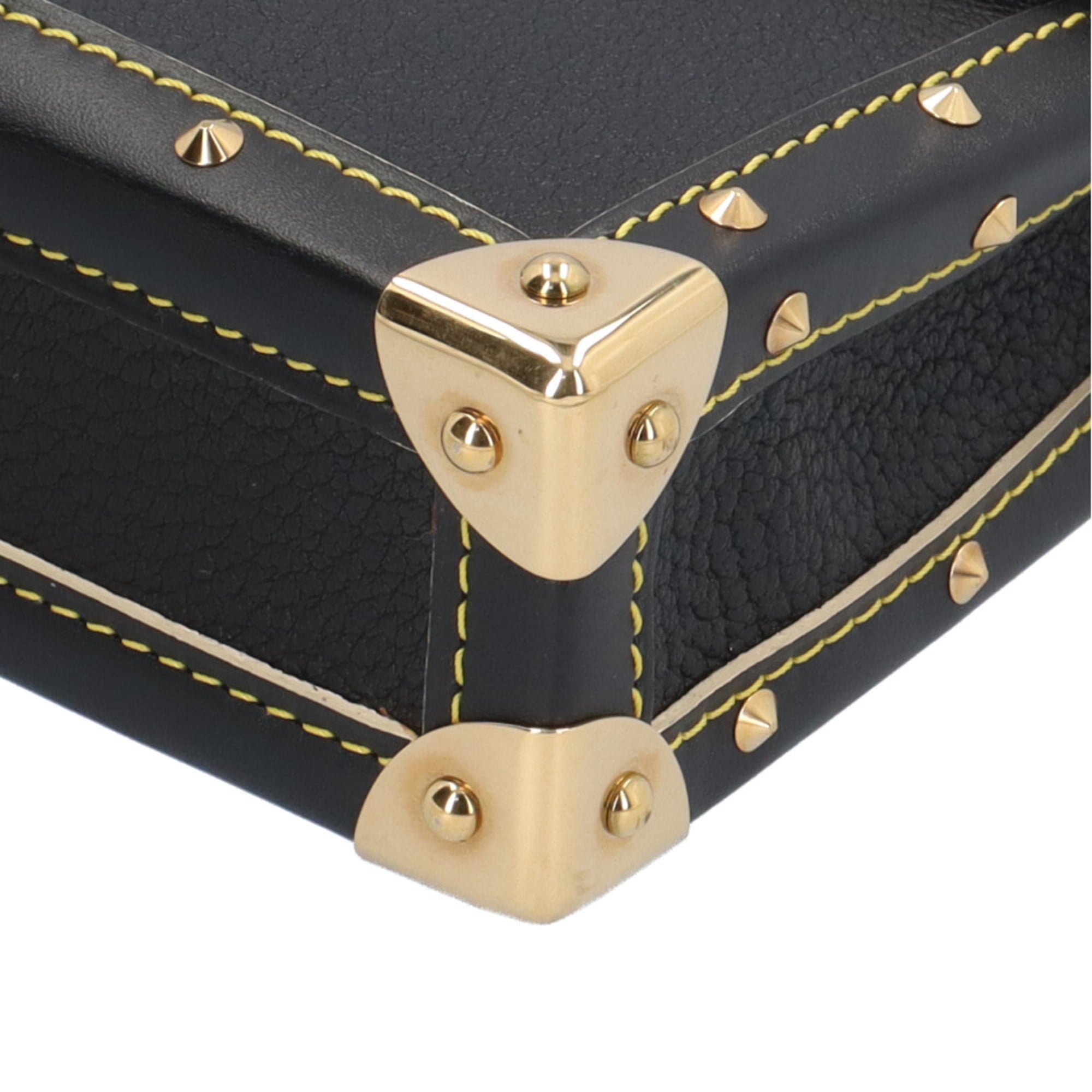 Louis Vuitton Black Leather Shoulder Bag (Pre-Owned)