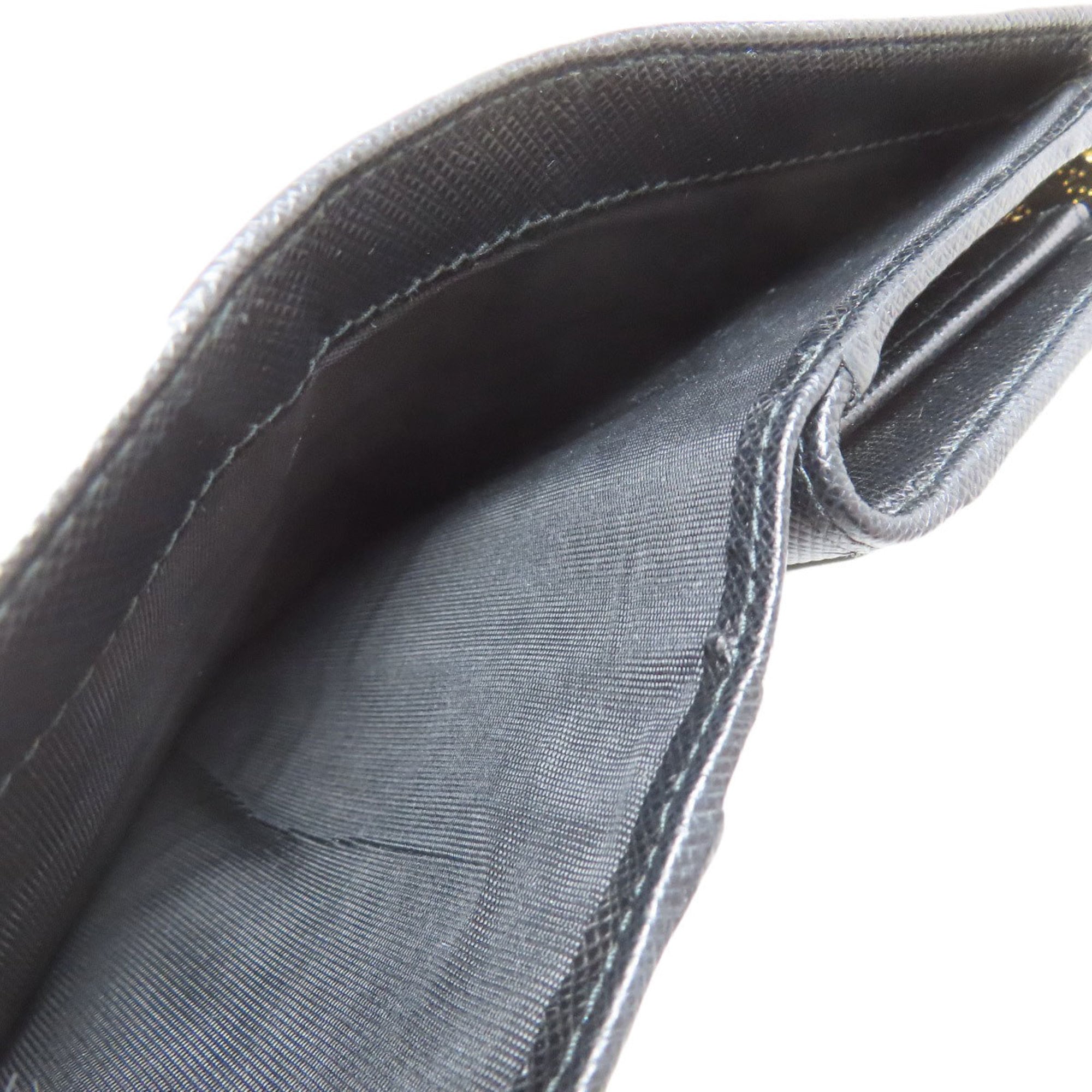 Prada Black Leather Wallet (Bi-Fold) (Pre-Owned)