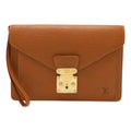 Louis Vuitton Epi Champagne Gold Epi Leather Clutch Bag (Pre-Owned)
