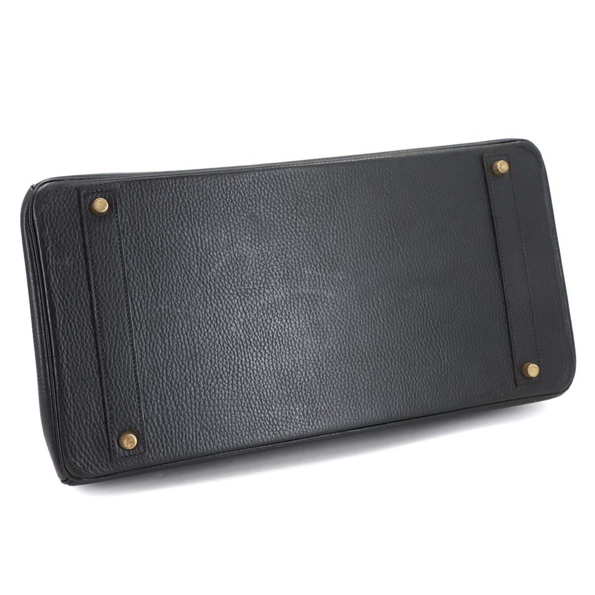 Hermes Black Ardennes Leather Handbag (Pre-Owned)