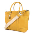 Coach Yellow Leather Tote Bag (Pre-Owned)