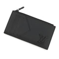 Louis Vuitton Black Noir Leather Coin Purse/Coin Case (Pre-Owned)