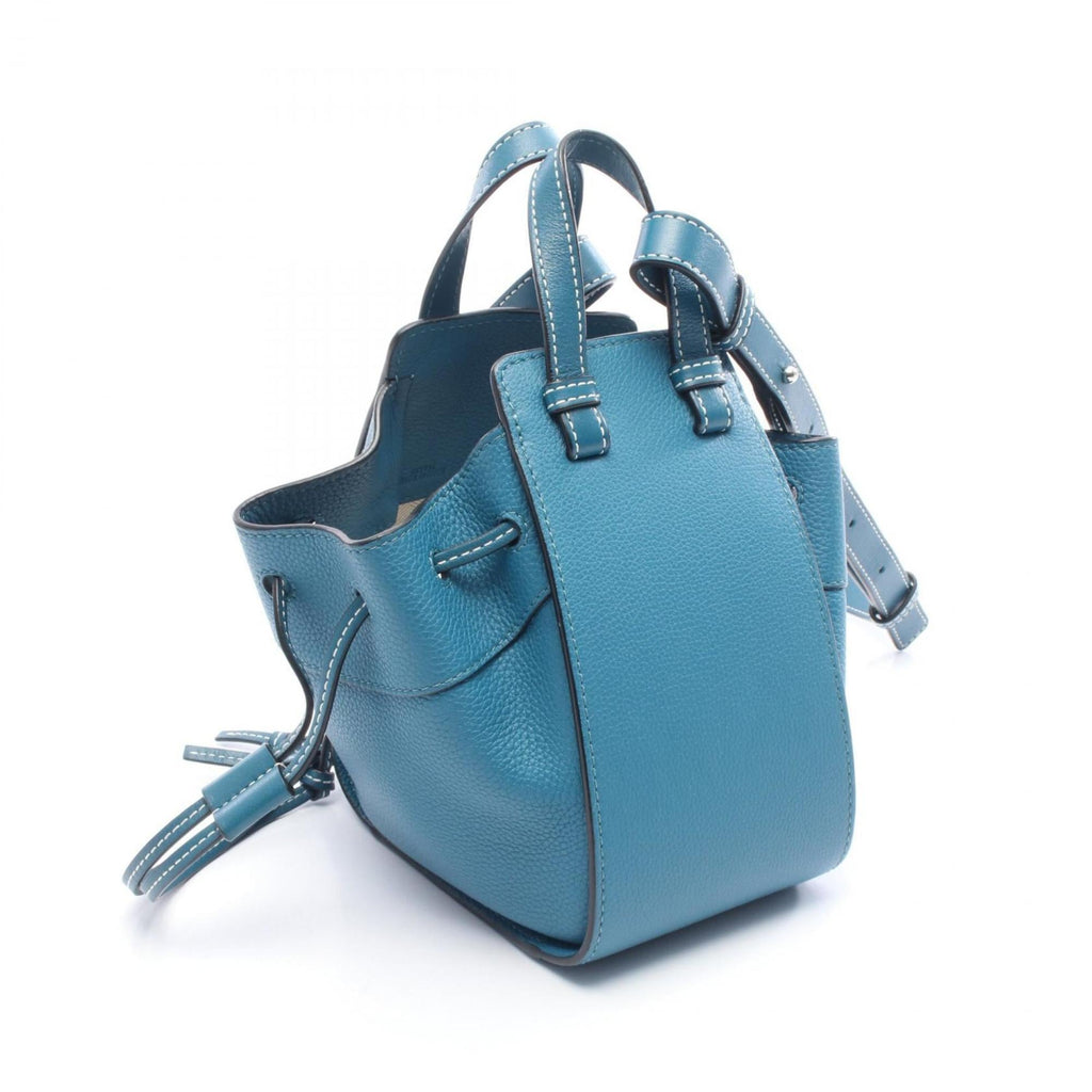 Loewe Blue Leather Handbag (Pre-Owned)