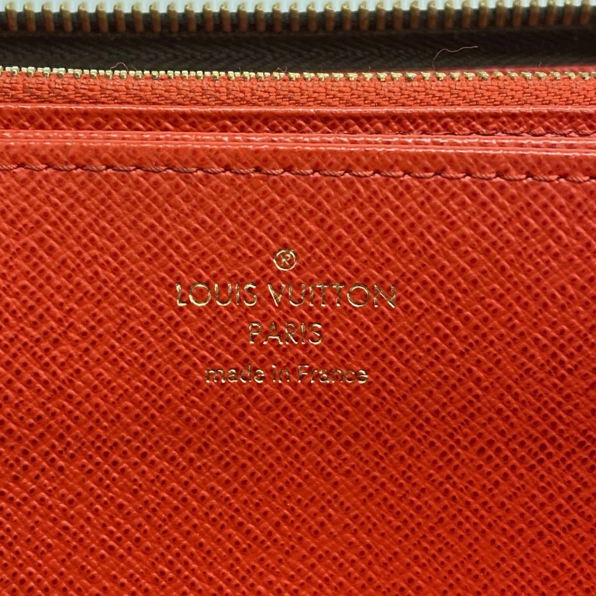 Louis Vuitton Brown Coquelicots Long Wallet (Bi-Fold) (Pre-Owned)