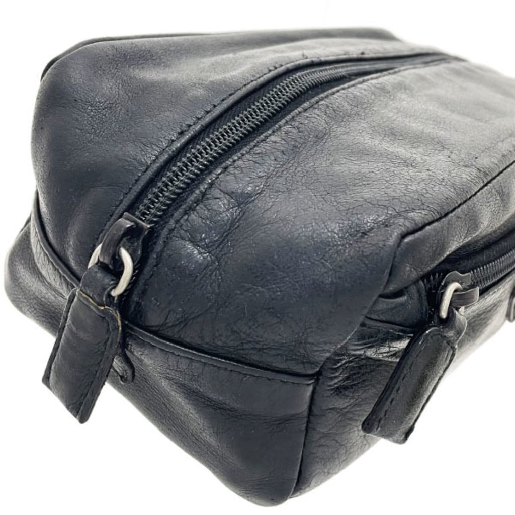 Prada Black Nero Leather Pouch (Pre-Owned)