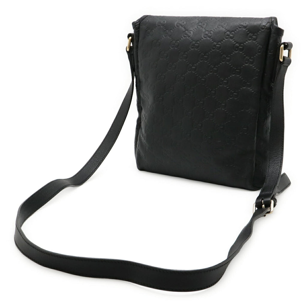 Gucci Black Leather Shoulder Bag (Pre-Owned)
