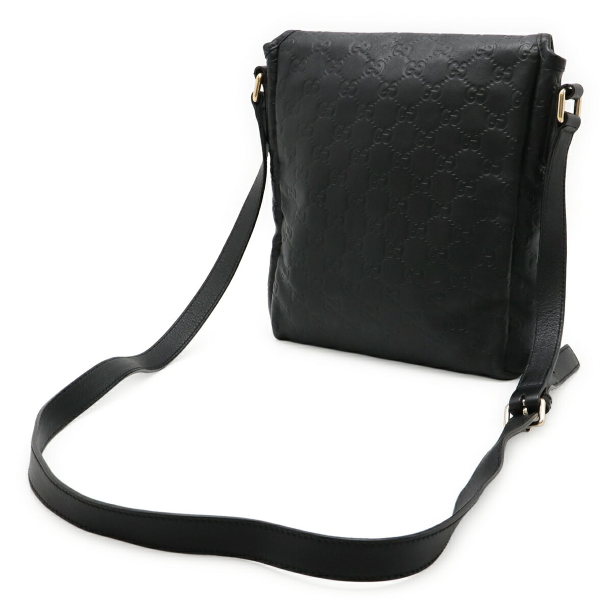 Gucci Black Leather Shoulder Bag (Pre-Owned)