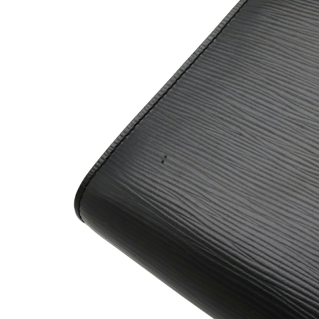 Louis Vuitton Epi Black Noir Epi Leather Clutch Bag (Pre-Owned)