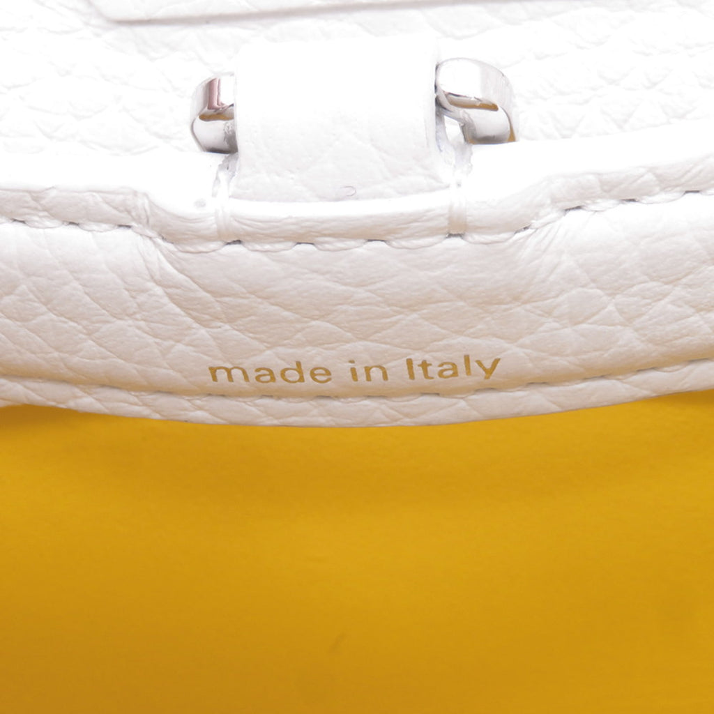 Louis Vuitton Multi-Color White Leather Handbag (Pre-Owned)