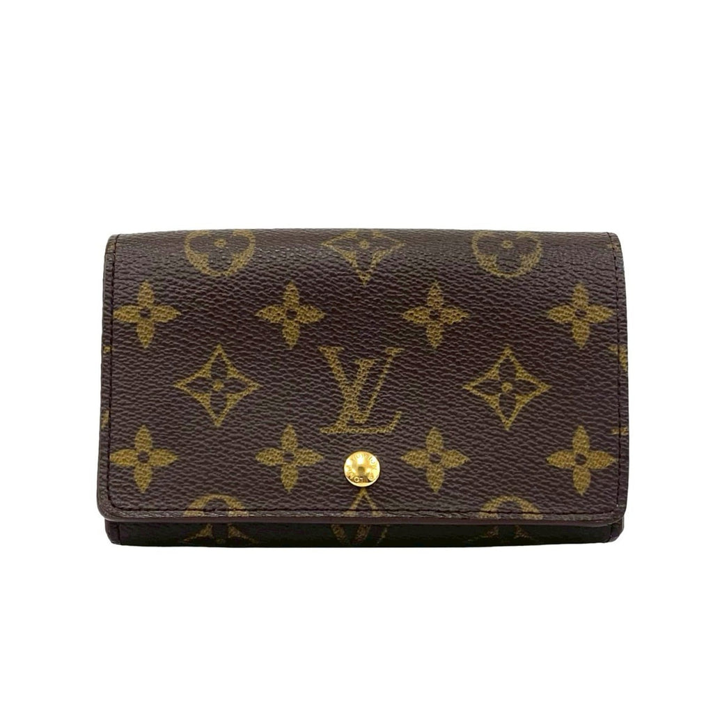 Louis Vuitton Brown Leather Pvc Wallet (Bi-Fold) (Pre-Owned)