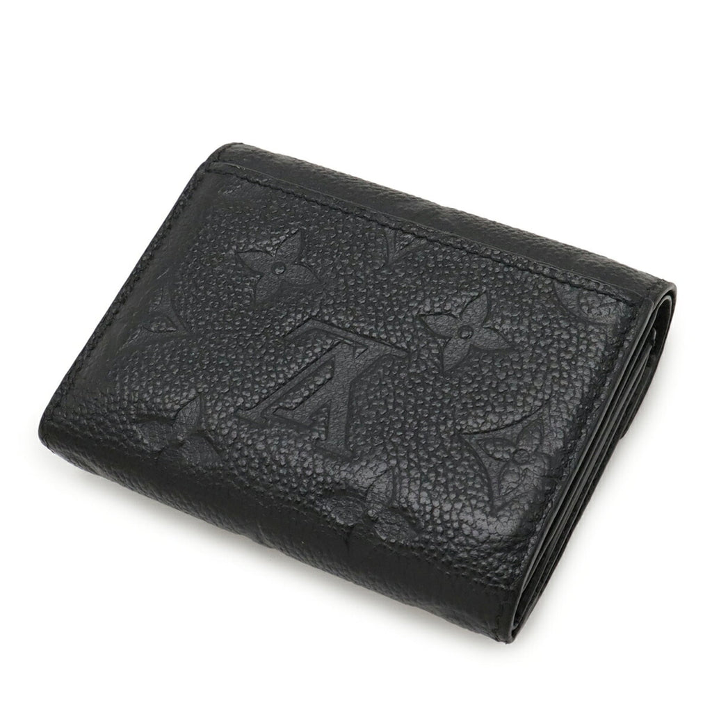 Louis Vuitton Monogram Empreinte Black Noir Monogram Empreinte Wallet (Tri-Fold) (Pre-Owned)