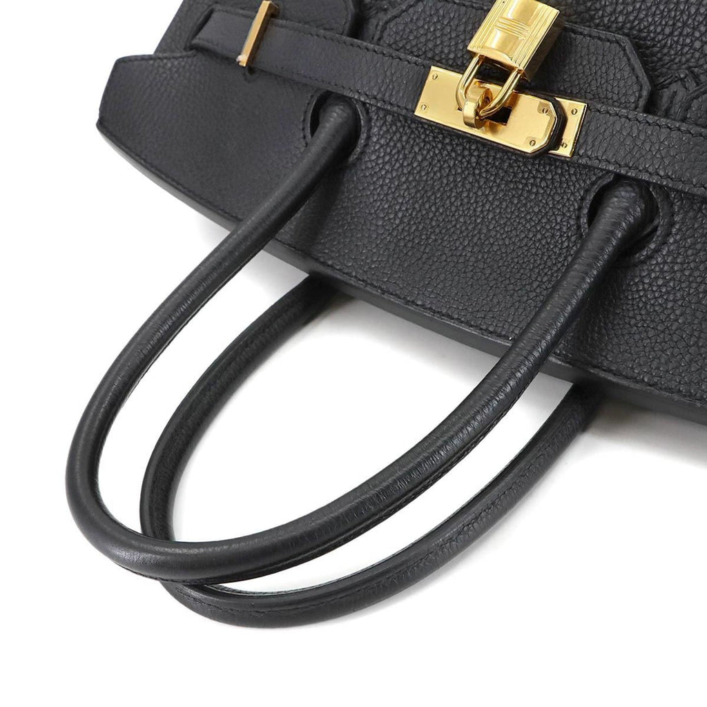 Hermes Black Togo Leather Handbag (Pre-Owned)