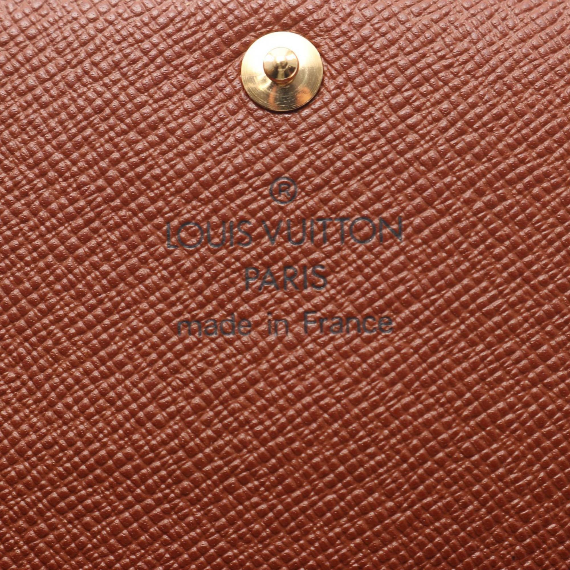 Louis Vuitton Brown Monogram Monogram Wallet (Bi-Fold) (Pre-Owned)