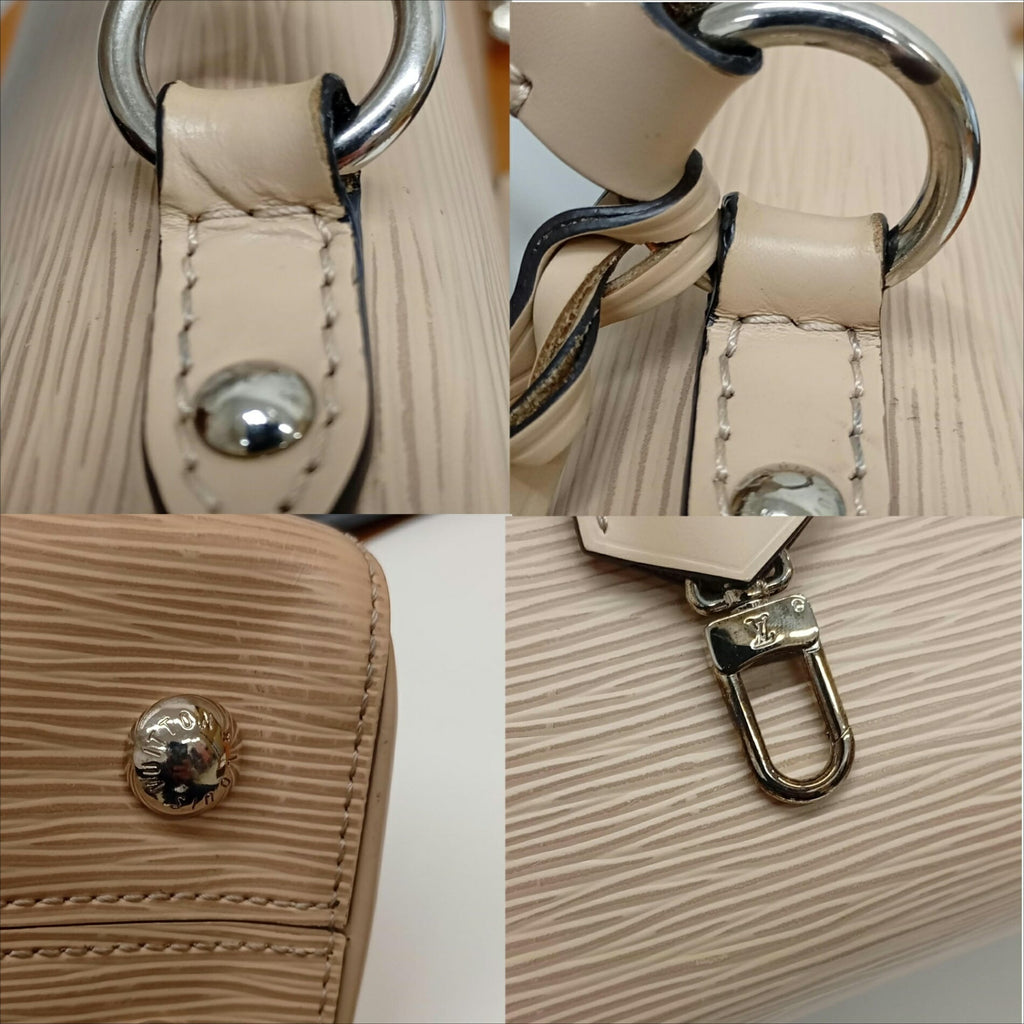 Louis Vuitton Beige Epi Leather Handbag Shoulder Bag (Pre-Owned)