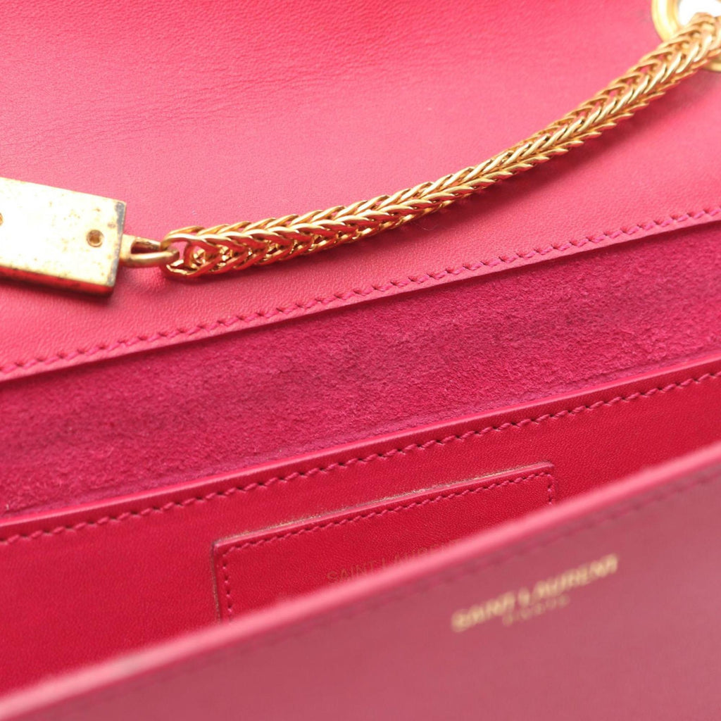 Yves Saint Laurent Pink Leather Shoulder Bag (Pre-Owned)
