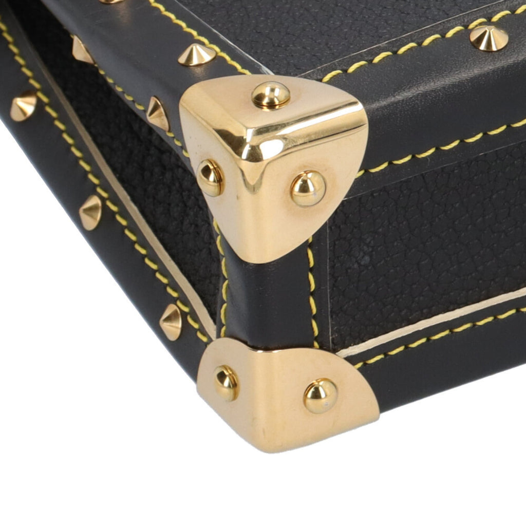 Louis Vuitton Black Leather Shoulder Bag (Pre-Owned)