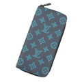 Louis Vuitton Monogram Shadow Navy Monogram Shadow Long Wallet (Bi-Fold) (Pre-Owned)