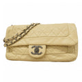 Chanel Beige Leather Shoulder Bag (Pre-Owned)
