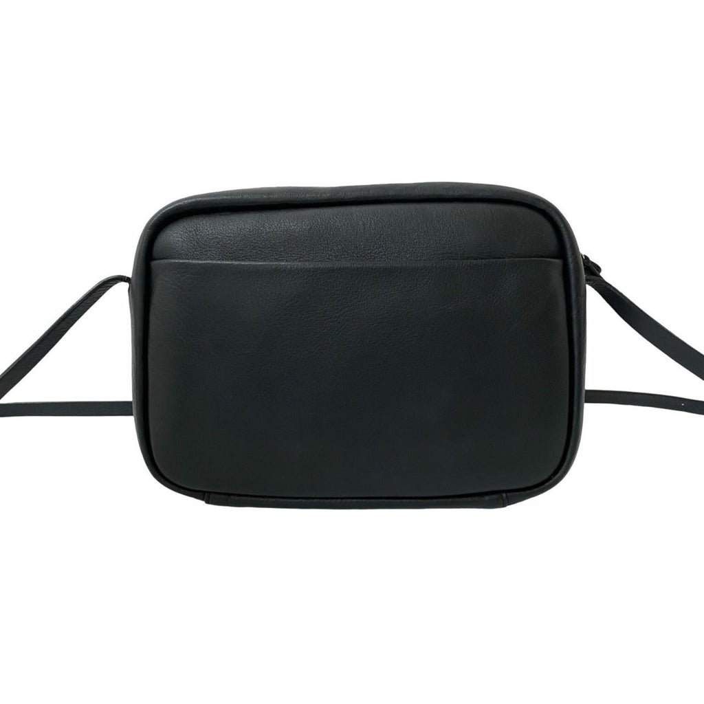 Balenciaga Black Leather Pochette Shoulder Bag (Pre-Owned)