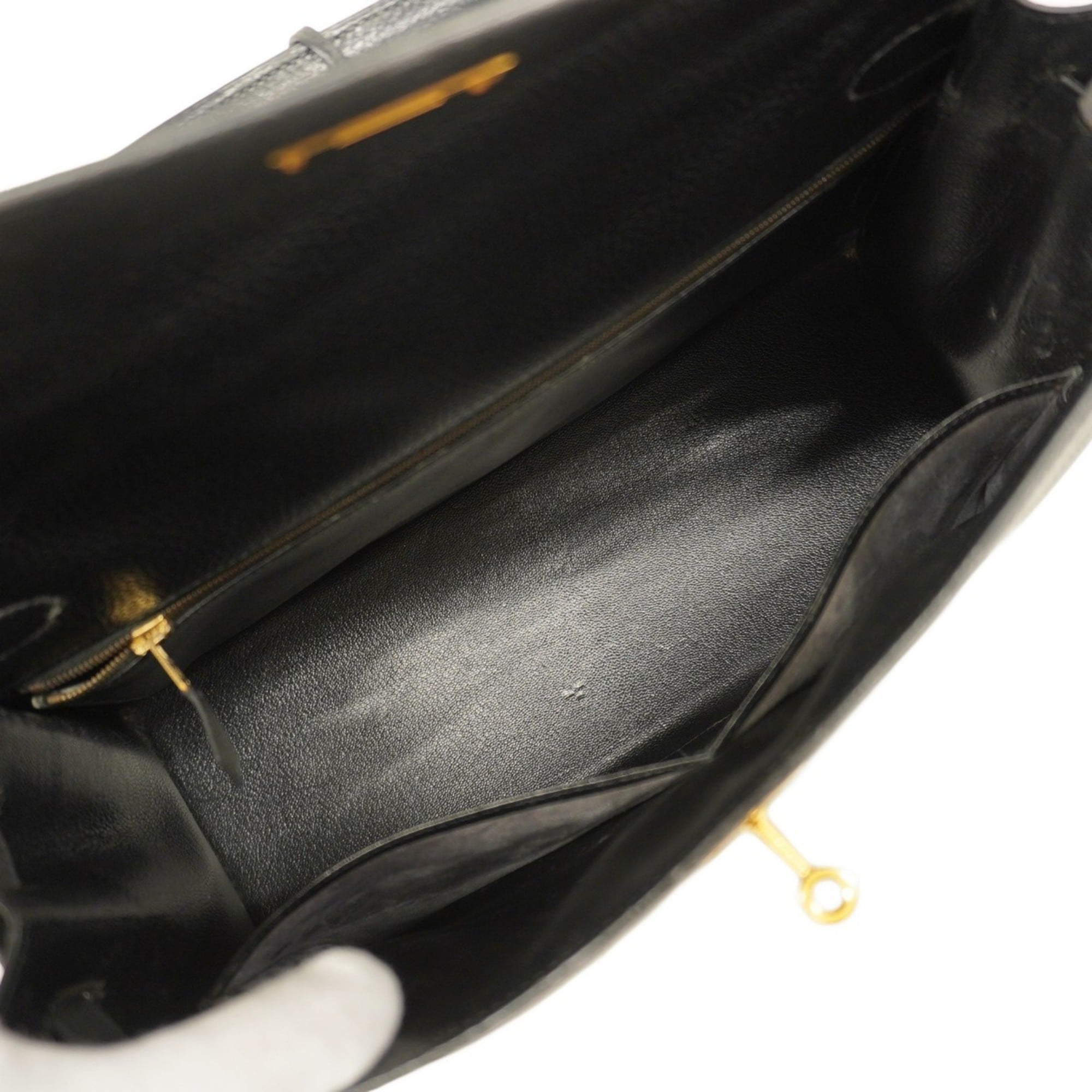 Hermes Black Ardennes Leather Handbag (Pre-Owned)
