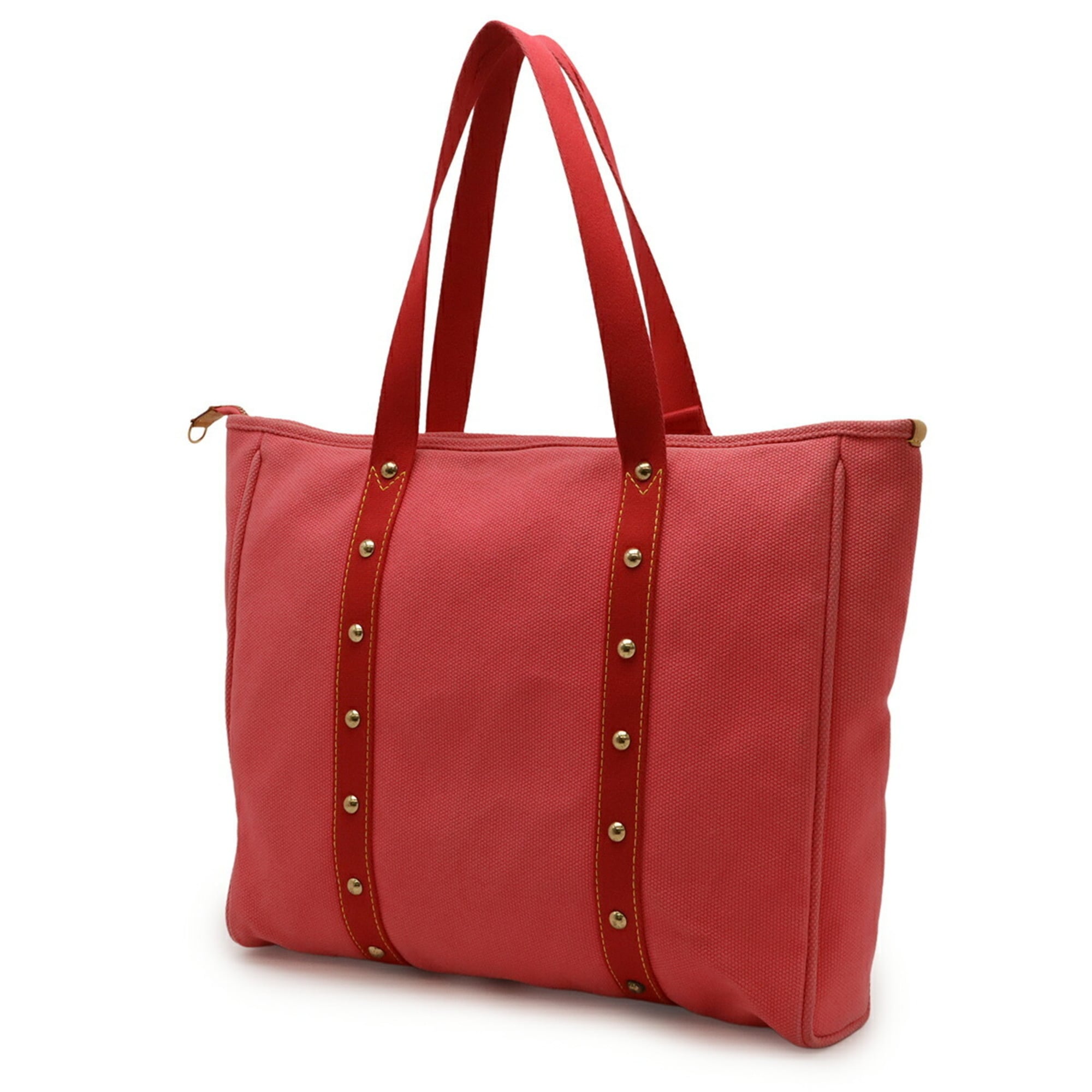 Louis Vuitton Rose Canvas Shoulder Bag Tote Bag (Pre-Owned)