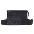 Louis Vuitton Black Monogram Shadow Shoulder Bag (Pre-Owned)