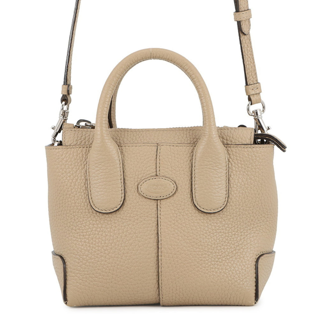 Tod's Beige Leather Handbag (Pre-Owned)