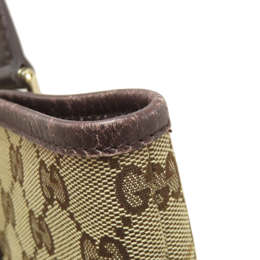 Gucci Brown Canvas Tote Bag (Pre-Owned)