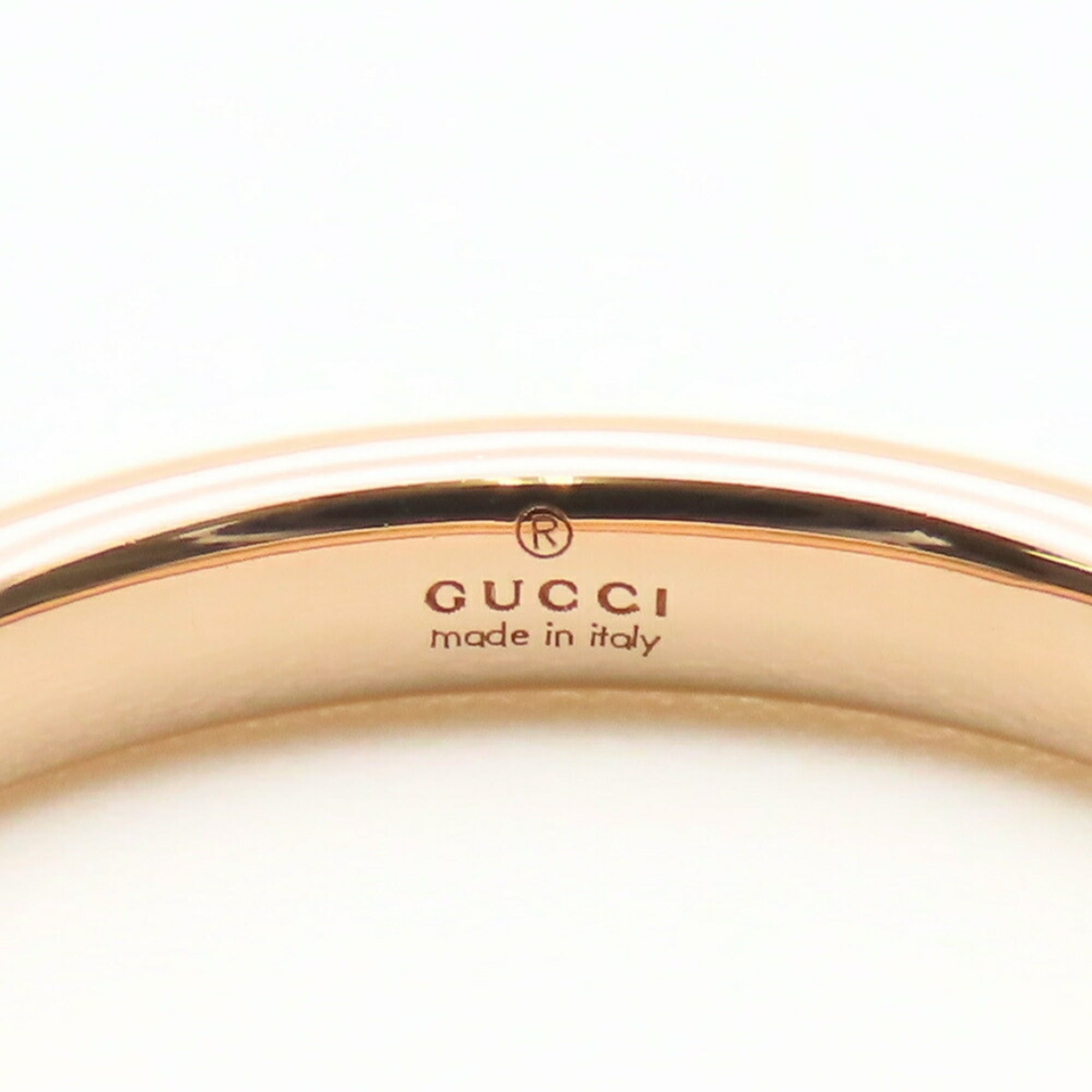 Gucci Pink Gold Pink Gold (18K) Band Ring (Pre-Owned)